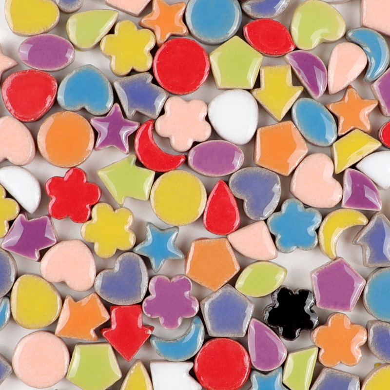 50g 1cm Multicolor Ceramic Irr - огляд і ціна Ceramic Tile Blank