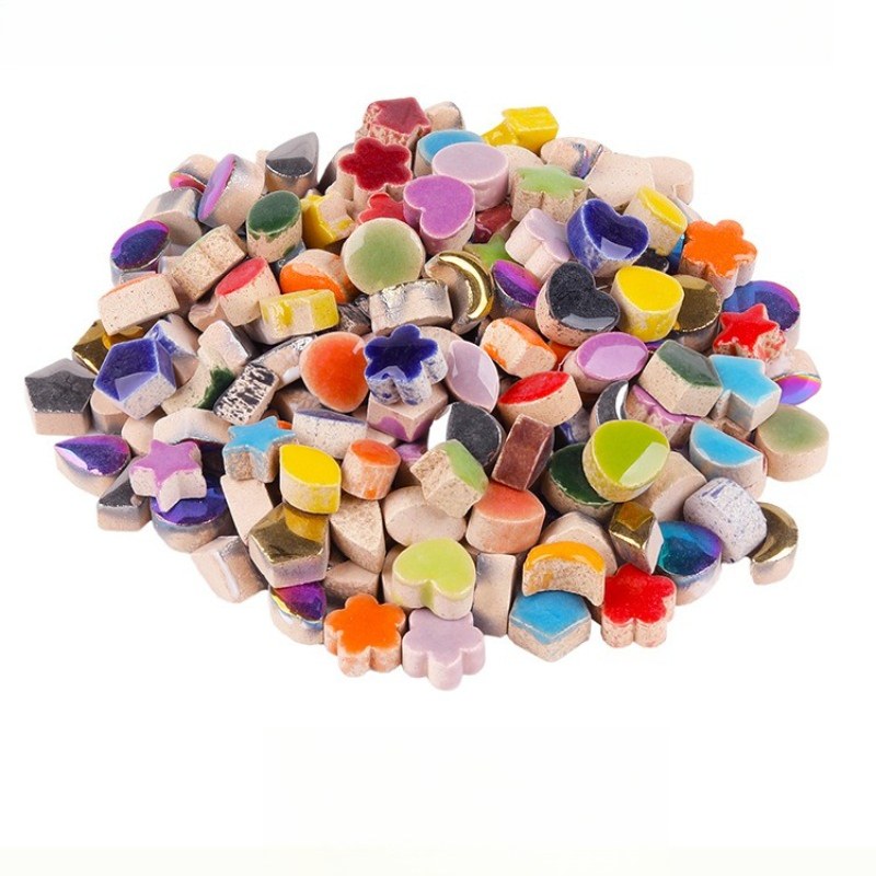 50g 1cm Multicolor Ceramic Irr - огляд і ціна Ceramic Tile Blank
