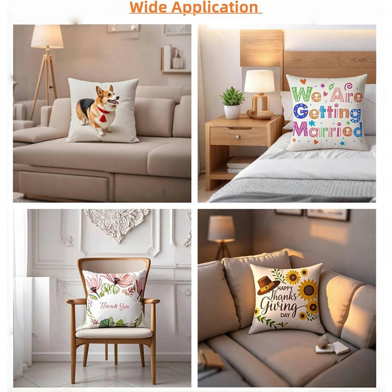 6pcs Sublimation Blanks Pillow - огляд і ціна Pillow Cover Sublimation