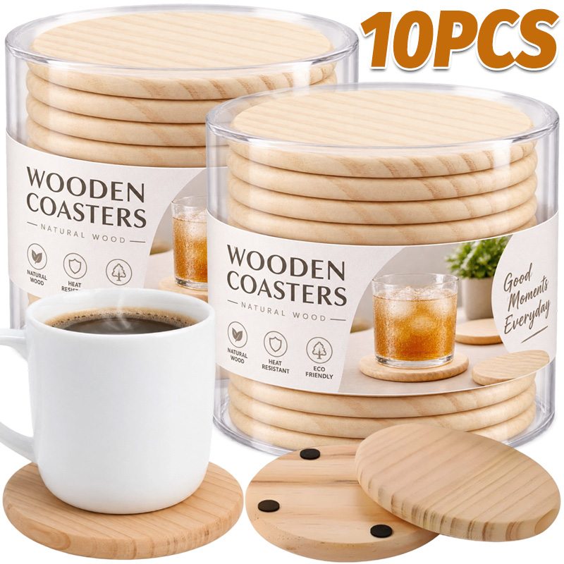 Round Blank Wooden Coasters Bo - огляд і ціна Water Bottle Blank