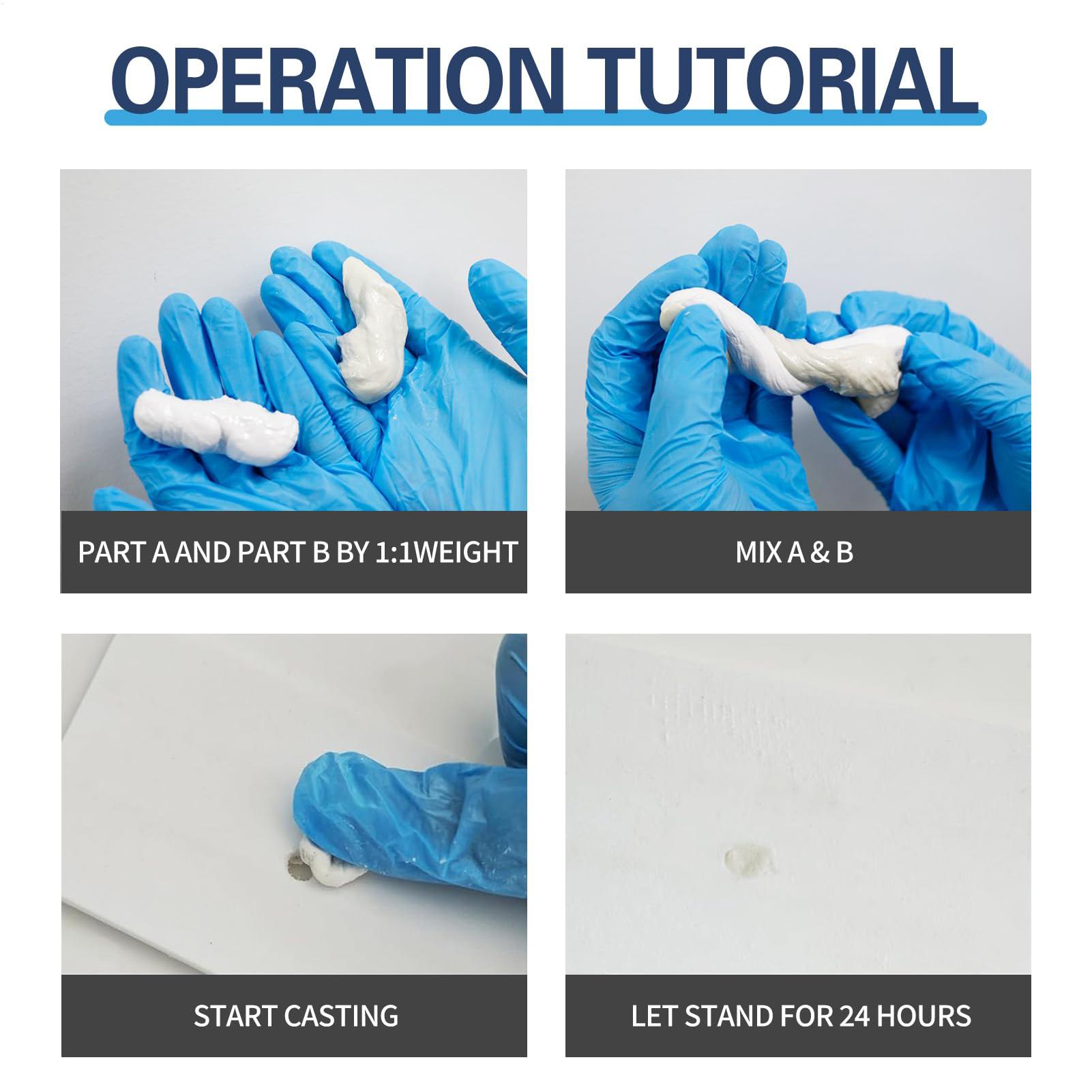Quick Repair Epoxy Putty Two P - огляд і ціна Ceramic Tile Blank