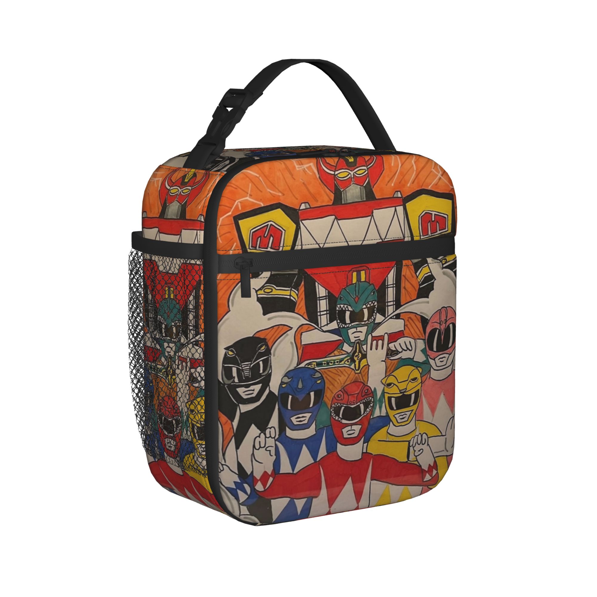 Power Rangers and Megazord Art - огляд і ціна Tote Bag Sublimation